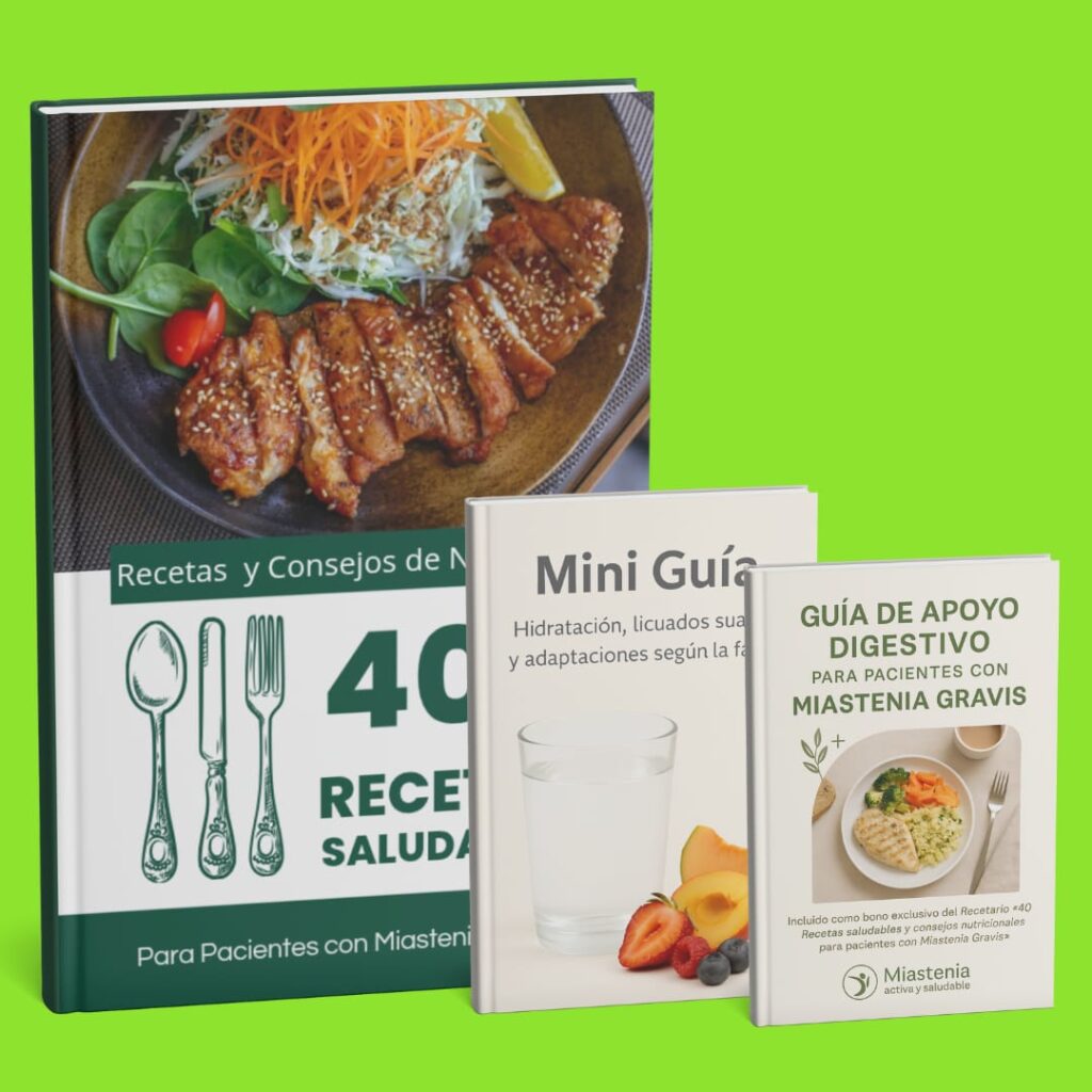 Ebook con recetas saludables para pacientes con Miastenia Gravis