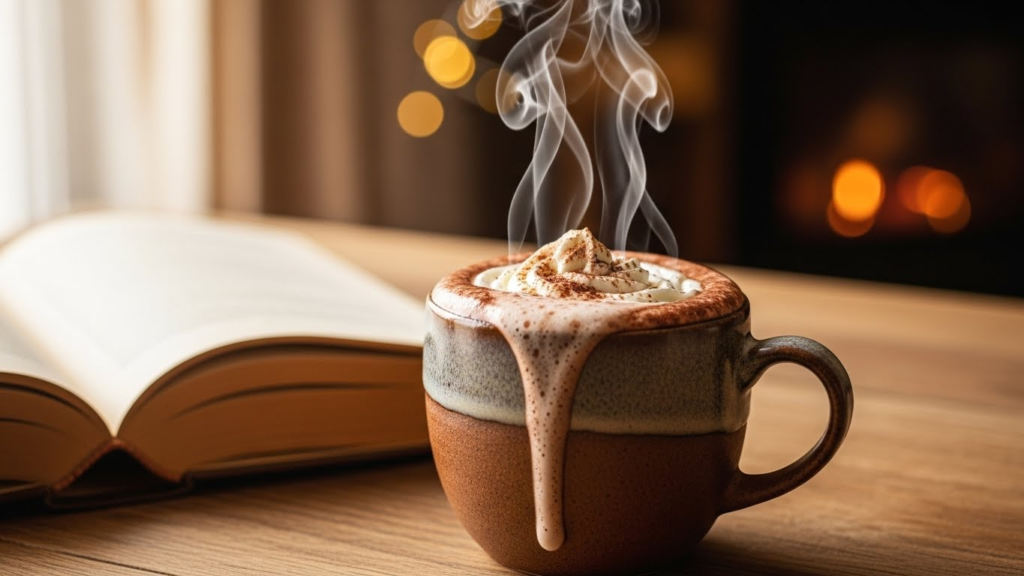 Momentos de descanso tranquilo y autocuidado en diciembre.